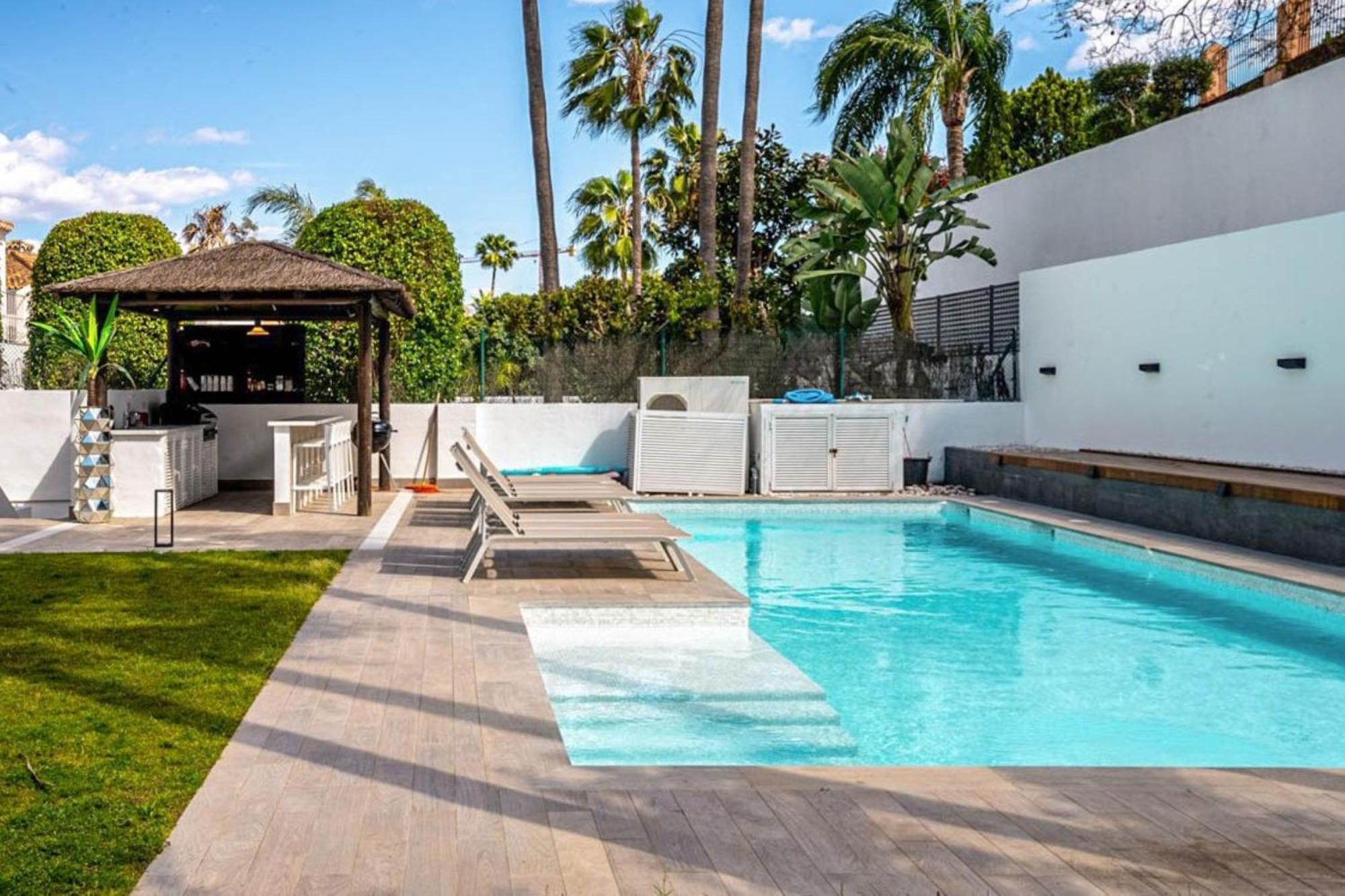 Villa New Zacaluca Pool Sauna & Gym Marbella Exterior photo